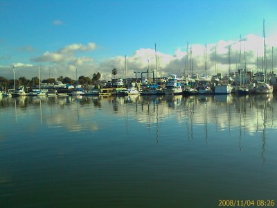 Channel Islands Harbor after a good rain