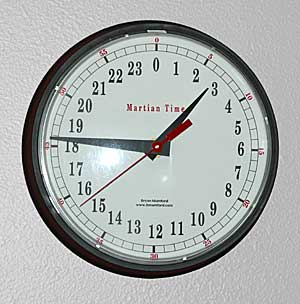 clock that tells Mars time