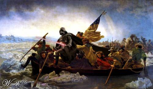 Vader crossing the Delaware