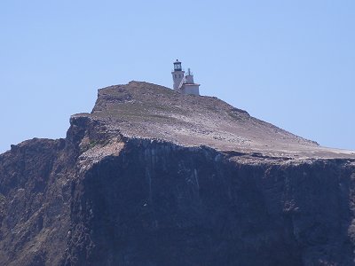 Anacapa Island, lighthouse & cliffs