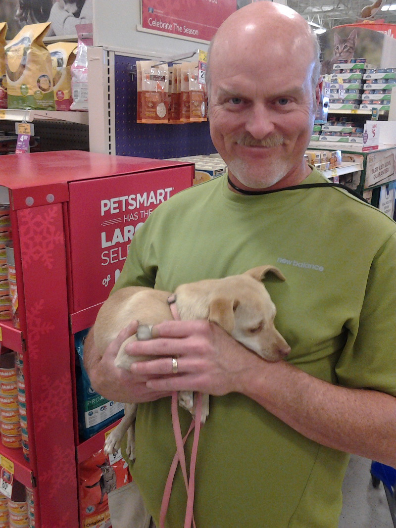 Angel and Roger at PetSmart