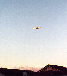 shuttle carrier with atlantis 1998