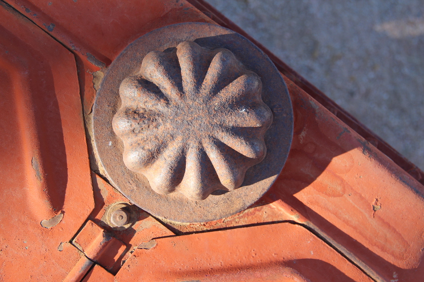 Old tractor radiator cap, Aug. 2014