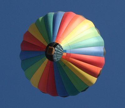 balloon going overhead