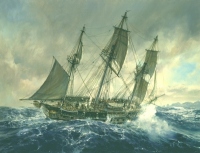 blue at the mizzen
