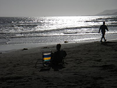 Cayucos beach, late afternoon