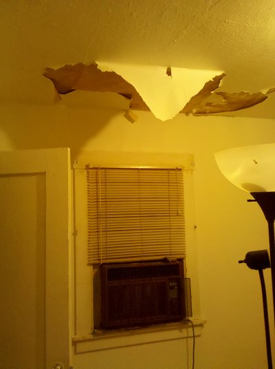 ceiling damage