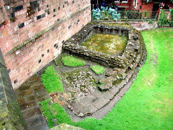 foundations of roman gatehouse at chester