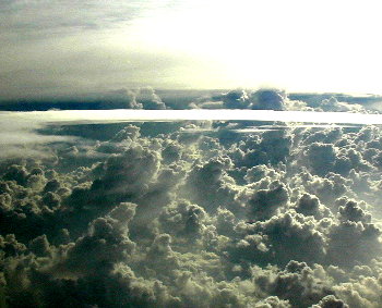Clouds from a plane