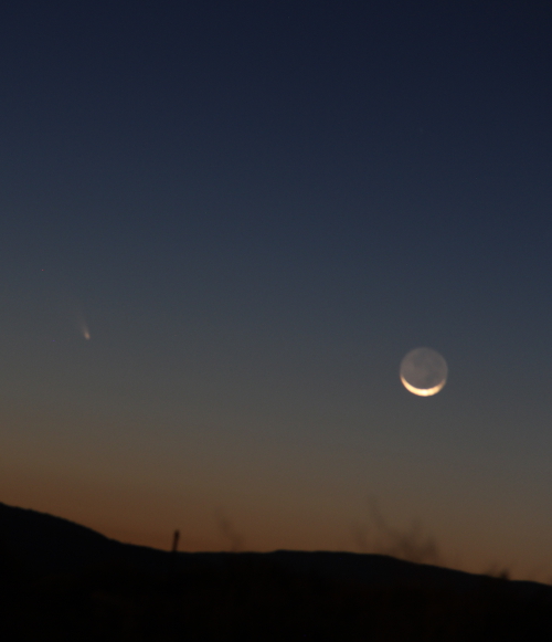 Comet PANSTARRS, March 2013, Antelope Valley