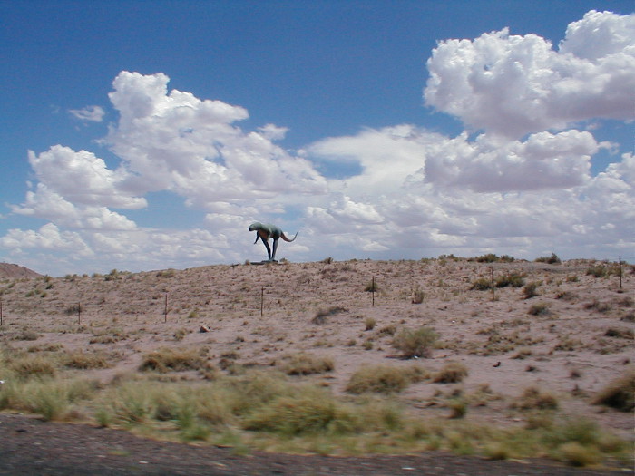 Dinosaur in the southwest