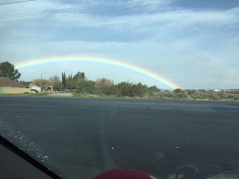 a double rainbow