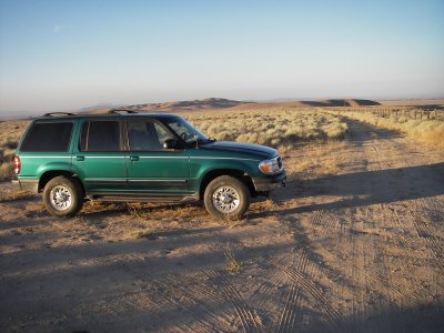 explorer at sundown