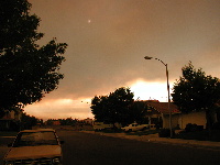 smoke from fire