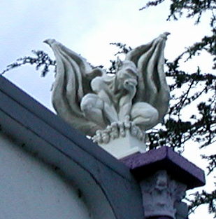 Gargoyle over Adams Market