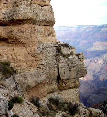 Starting down the South Kaibab Trail