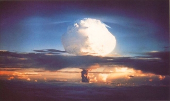 ivy mike fusion bomb mushroom cloud