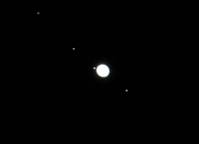 Jupiter, prime focus photography, Sept 2010