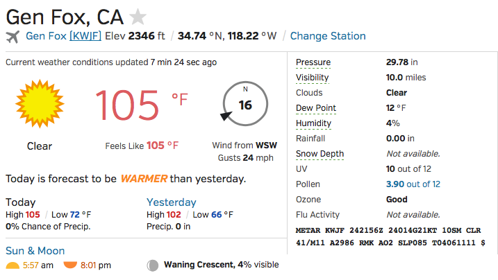 105F