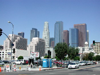 los angeles downtown skyline