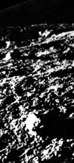 Picture from Soviet lunar lander, Luna 9
