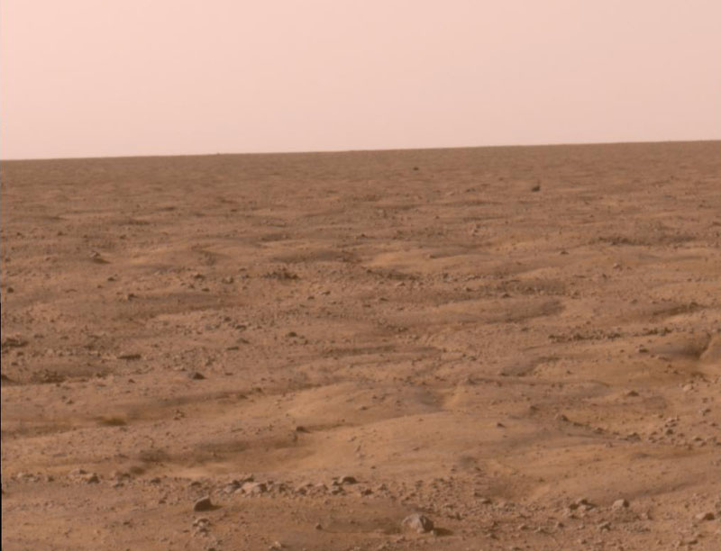 view from the Mars Phoenix lander