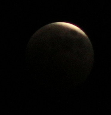 lunar eclipse, 95%