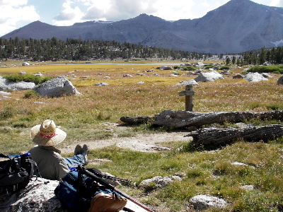 Taking a breather at 12000 feet
