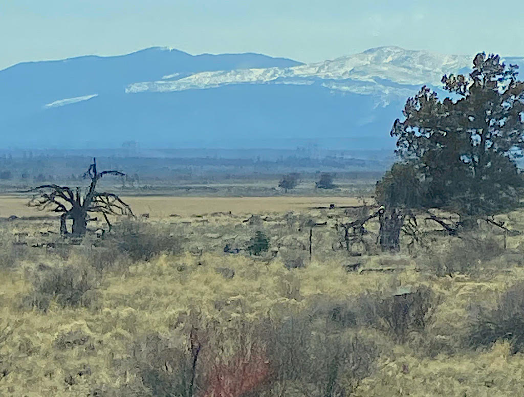 Mountains with snow, NE California