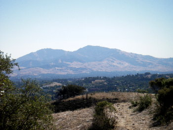 Mt. Diablo from the ridge route above Martinez