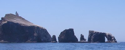 arch rock, anacapa island, california