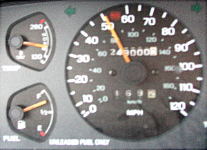 odometer at 249 thousand