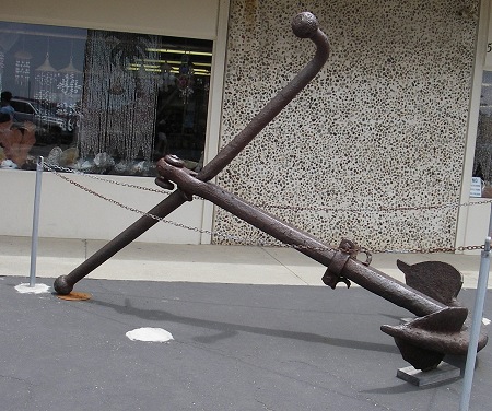 old Admiralty Pattern anchor, Morro Bay.