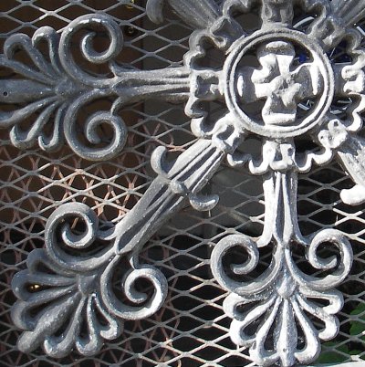 detail of an iron gril in San Francisco
