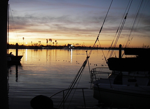 A mornig in the channel islands harbor