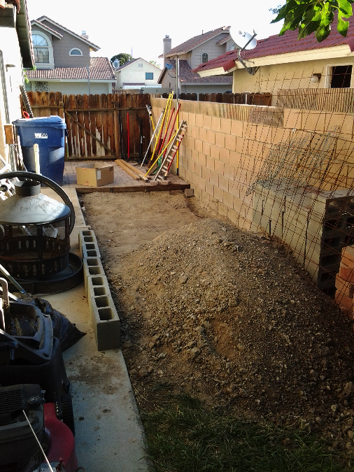 paver excavation