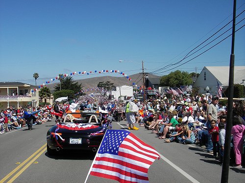 pirate ship in the parade