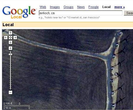 google earth windmill images