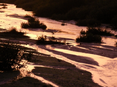Santa Clara River at sunrise