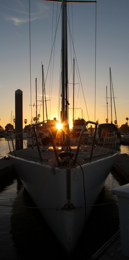 sailboat,  the channel islands harbor