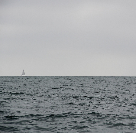 A boat in the channel islands