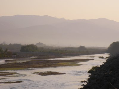 Santa Clara River, looking north