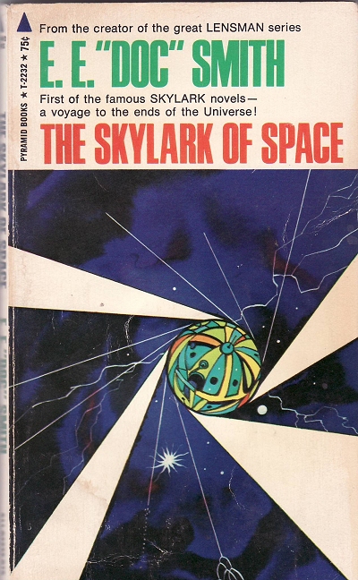 Skylark of Space cover by J. Gaughan
