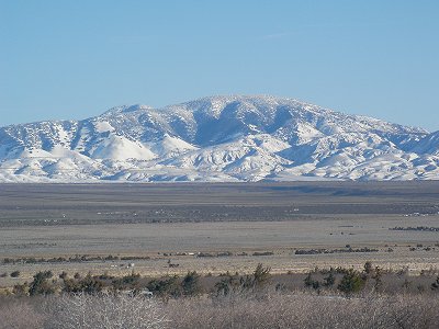 Snow in the foothills