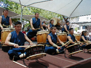 taiko drummers