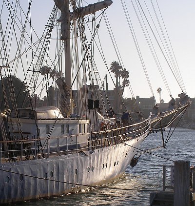 tall ship from japan, in channel islands harbor