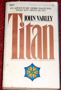 cover to John Varley's Titan, 1980 paperback