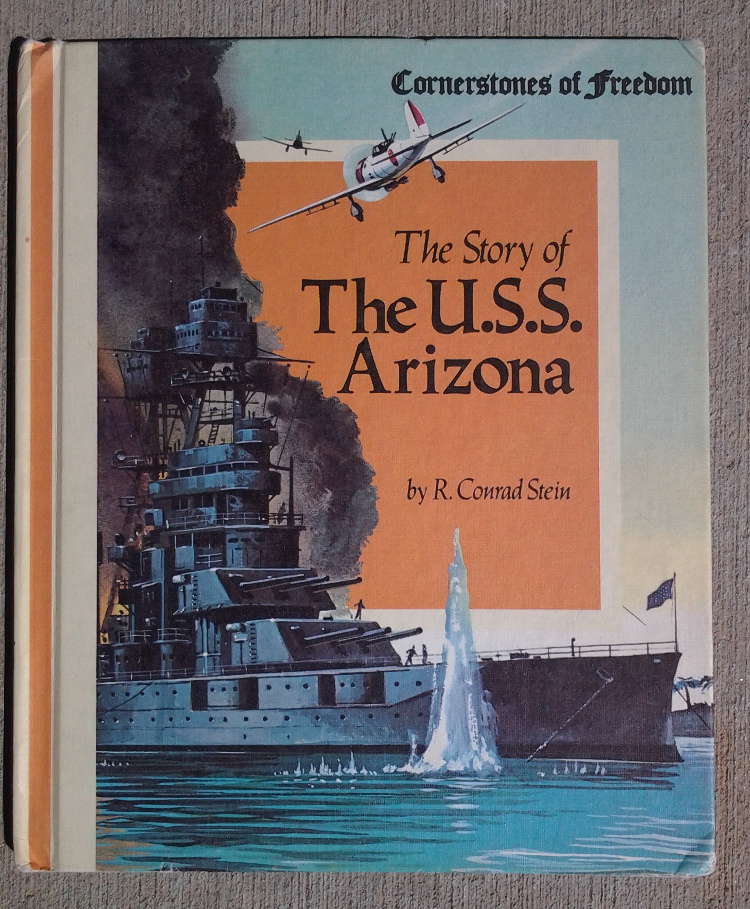 USS Arizona at pearl harbor, children's book