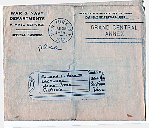 V Mail Envelope