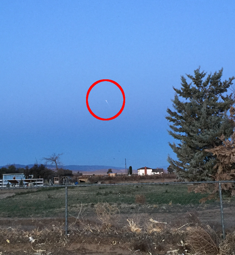 Vandenberg launch from Antelope Acres